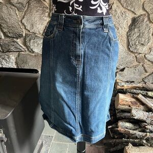 Talbots Denim Skirt 12